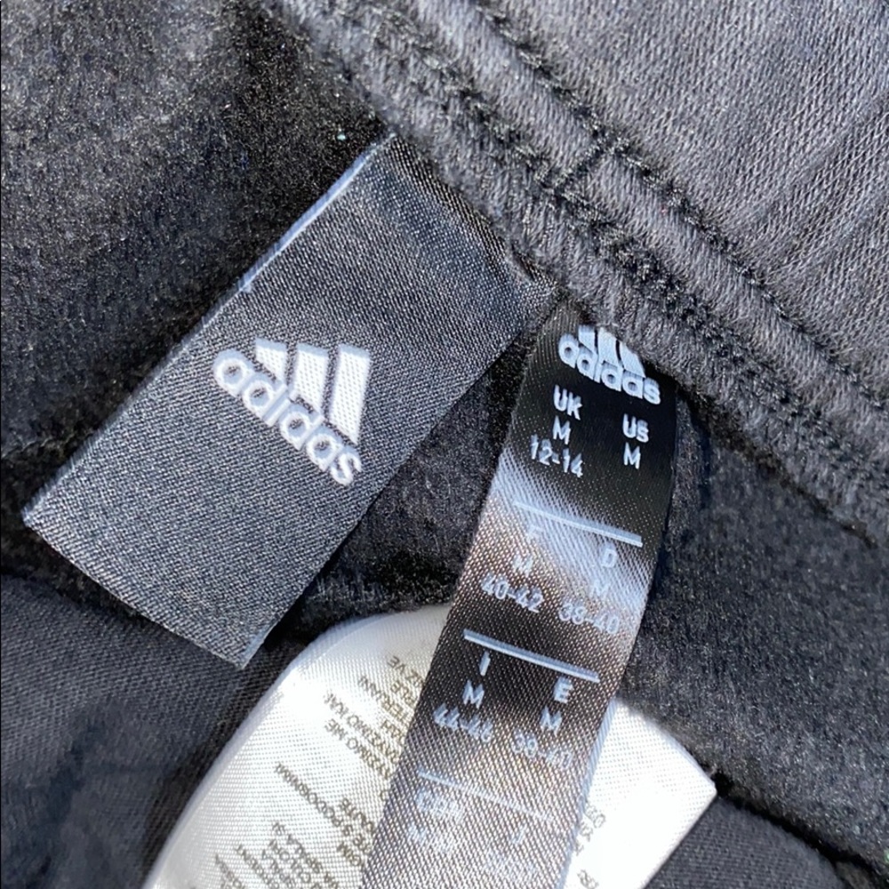 black adidas sweatpants